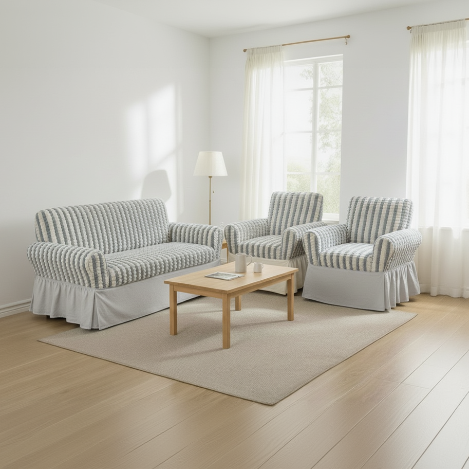 Funda de mueble 3-2-1 burbuja bicolor