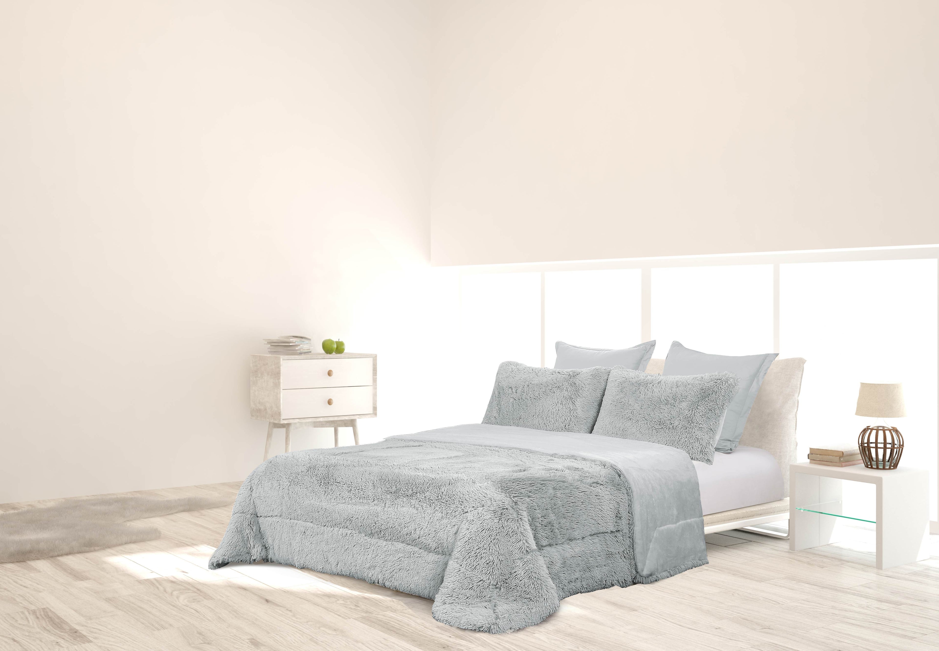 Edredón Ilusión Talla Queen + 2 Fundas de Almohada | Modelo y Calidad Rusa