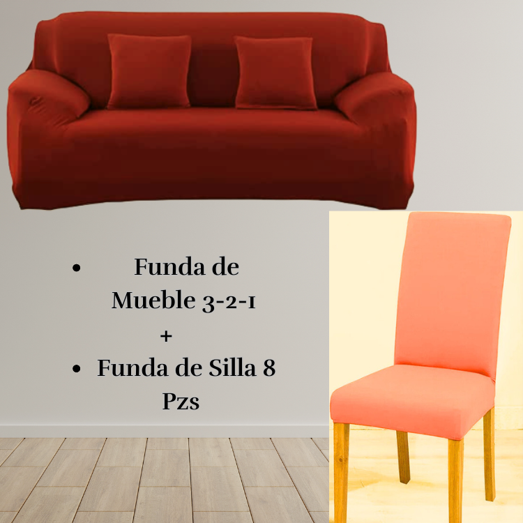 PACK LYCRA ENTERO : Funda de mueble con silla Lycra entero