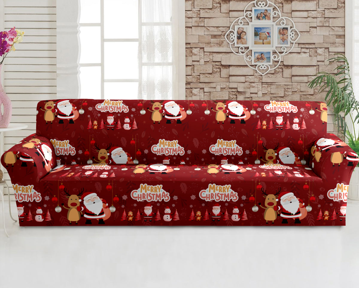 Funda de Mueble 3-2-1 Lycra Navideño Estampado