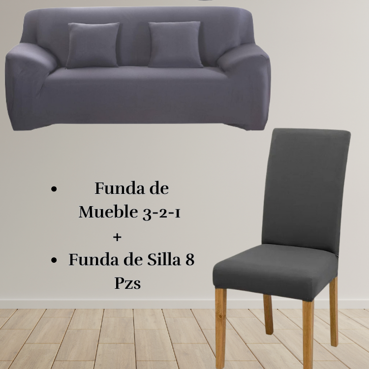 PACK LYCRA ENTERO : Funda de mueble con silla Lycra entero
