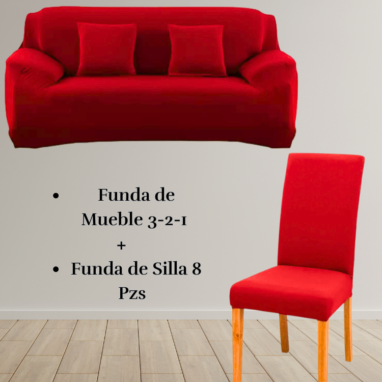 PACK LYCRA ENTERO : Funda de mueble con silla Lycra entero