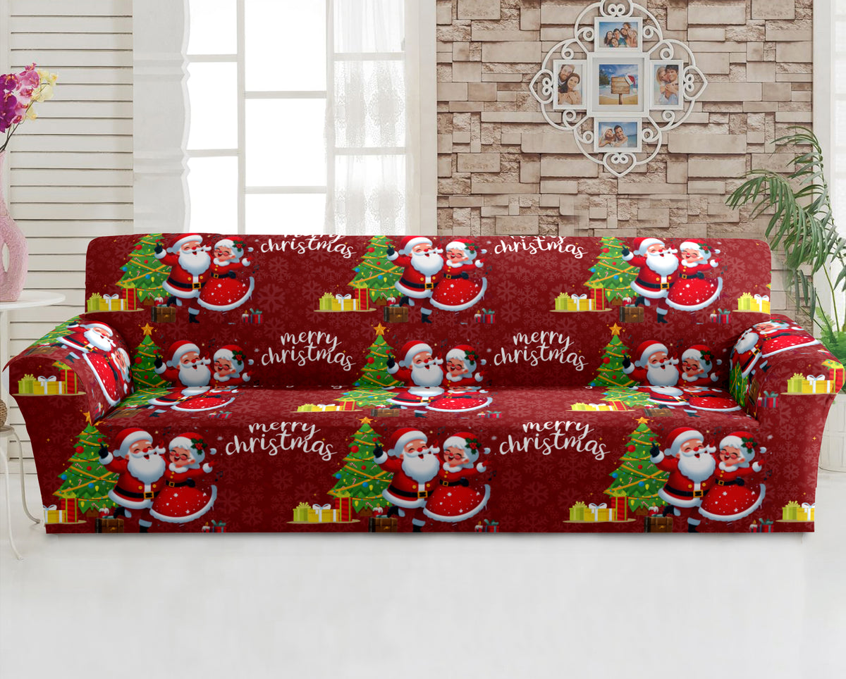 Funda de Mueble 3-2-1 Lycra Navideño Estampado