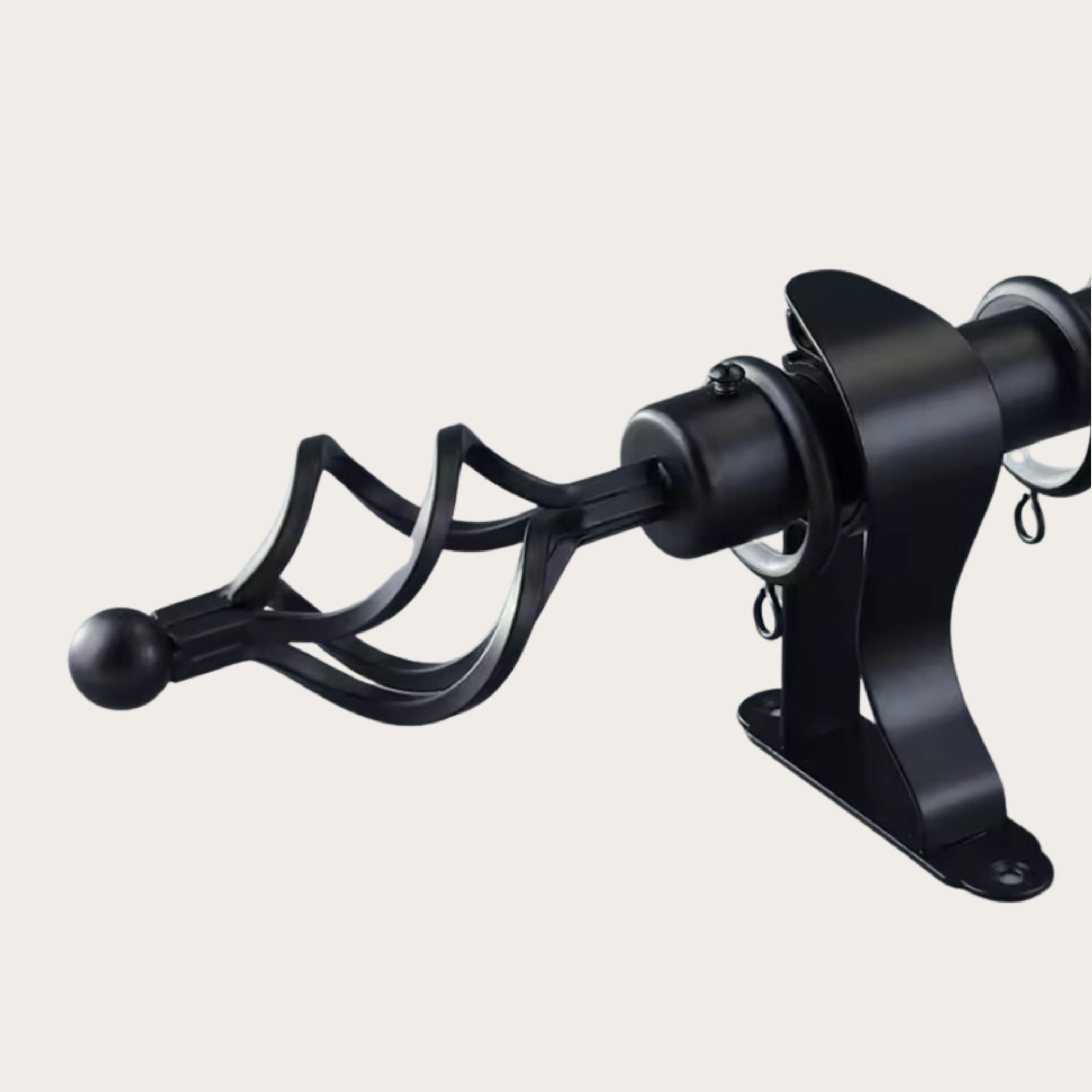 Tubo graduable para cortina con aros