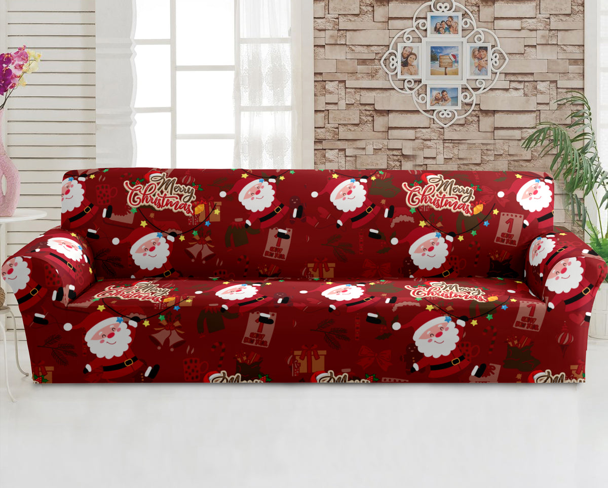 Funda de Mueble 3-2-1 Lycra Navideño Estampado