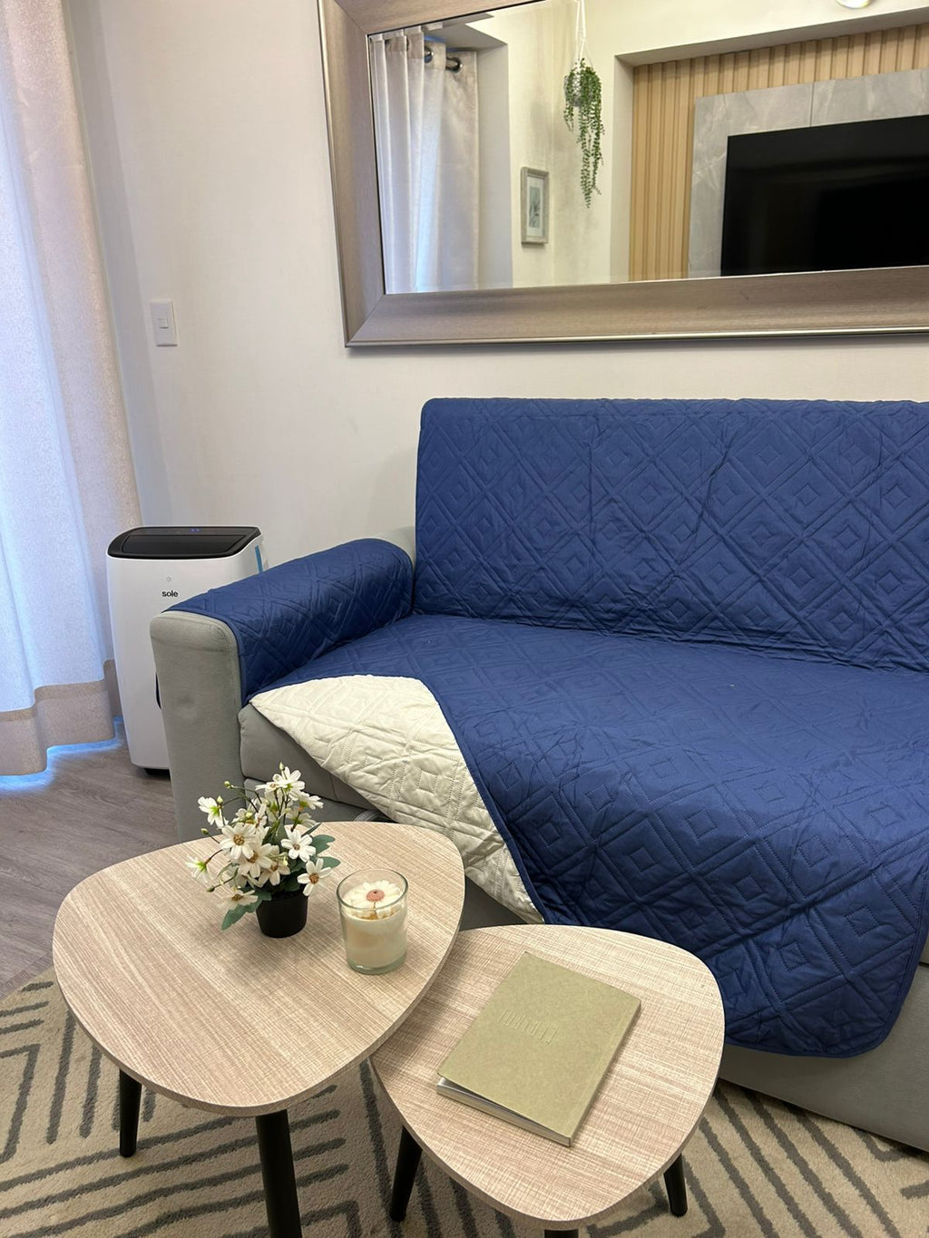 Protector de mueble 3-2-1 antifluído y reversible